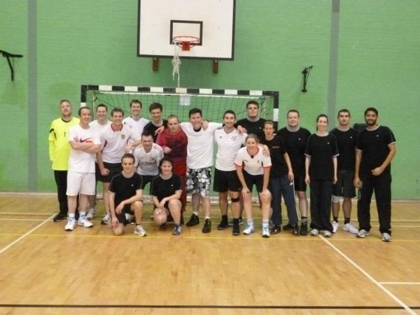 The Cardiff Handball Team which played at the Oxford Handball Tournament 